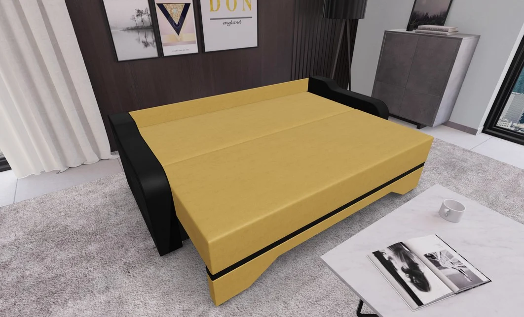 Canapea Extensibila Royal Mini, Mustar 3