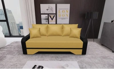 Canapea Extensibila Royal Mini, Mustar