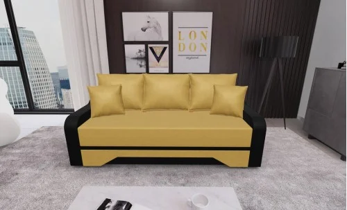 Canapea Extensibila Royal Mini, Mustar