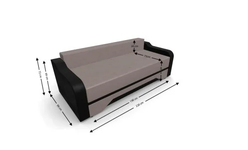 Canapea Extensibila Royal Mini, Maro deshis
