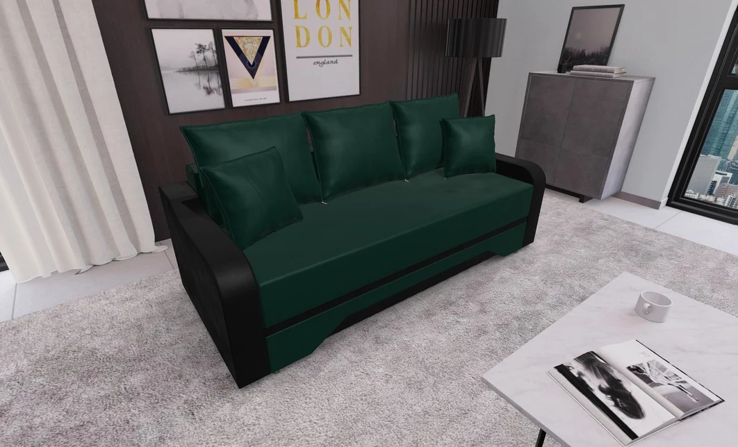 Canapea Extensibila Royal Mini, Verde 2