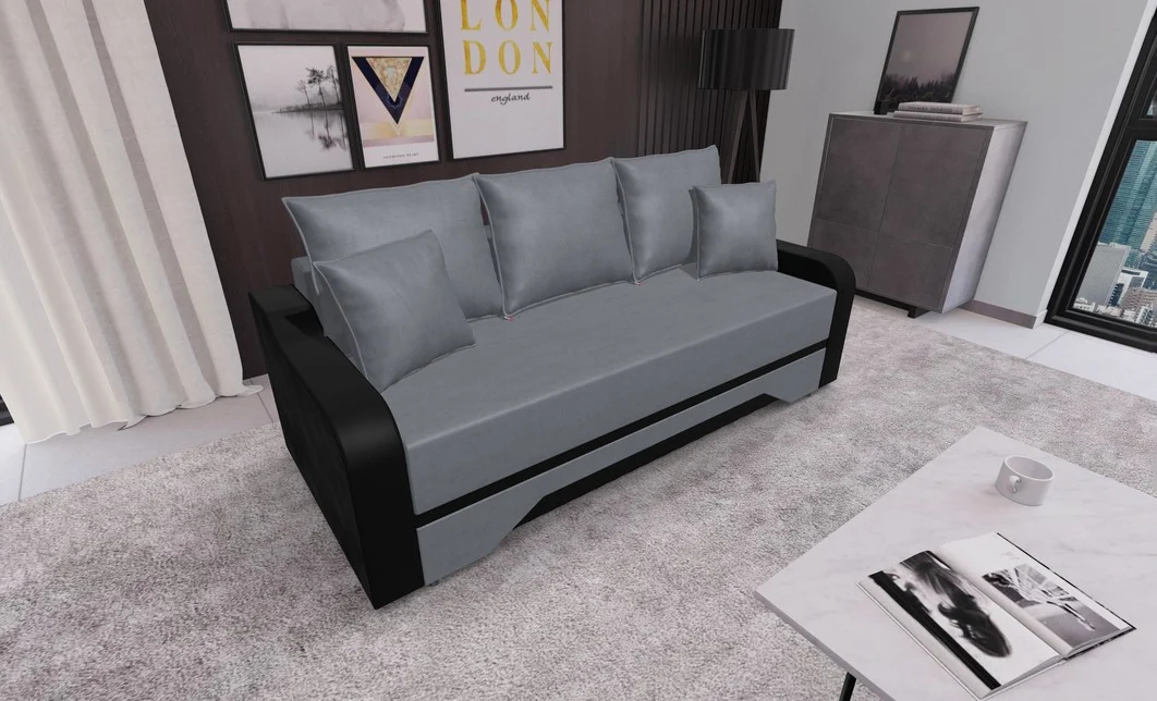 Canapea Extensibila Royal Mini, Gri antracit 2