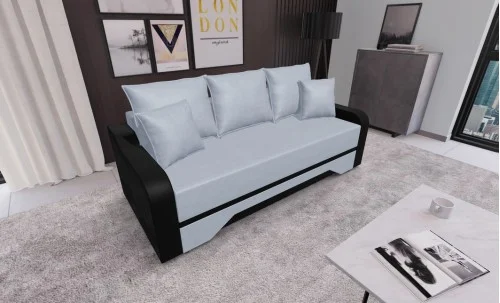 Canapea Extensibila Royal Mini, Argintiu
