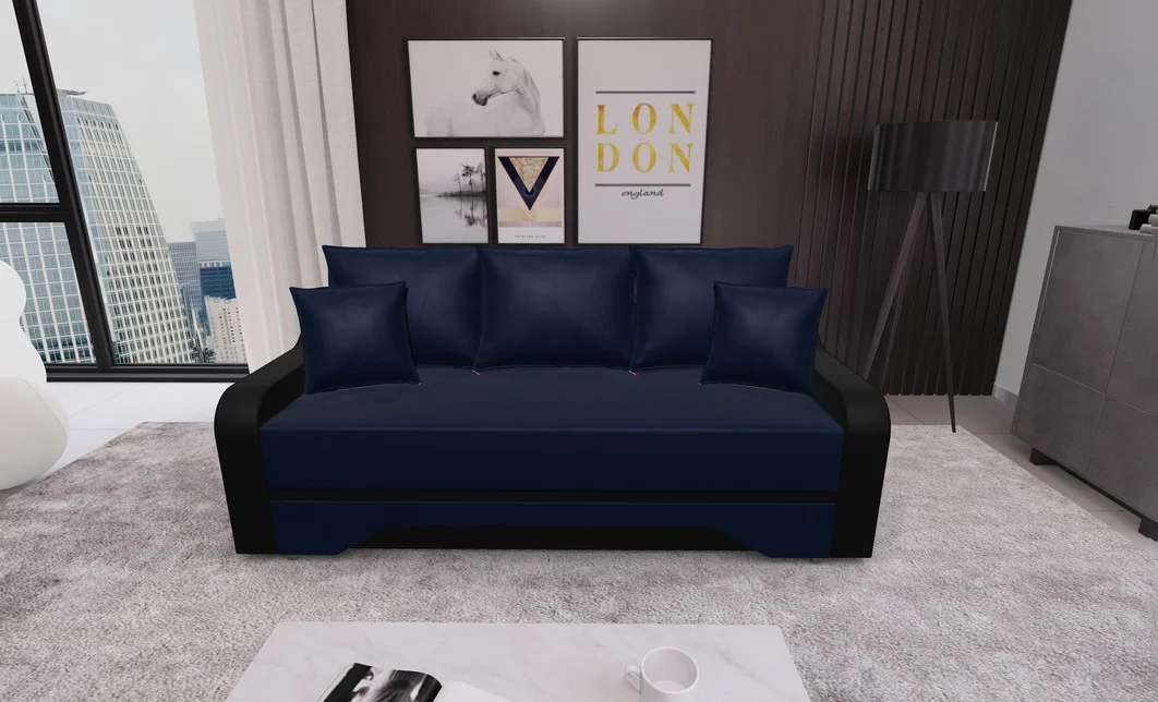 Canapea Extensibila Royal Mini, Albastru inchis