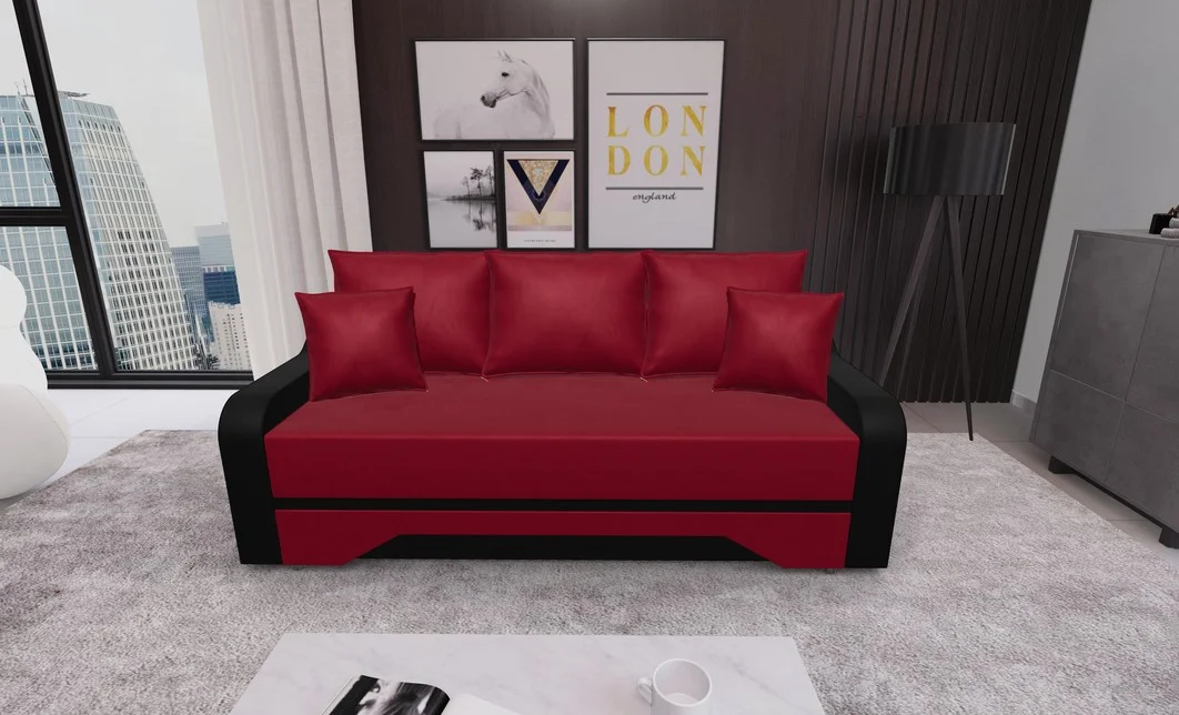 Canapea Extensibila Royal Mini, Rosu