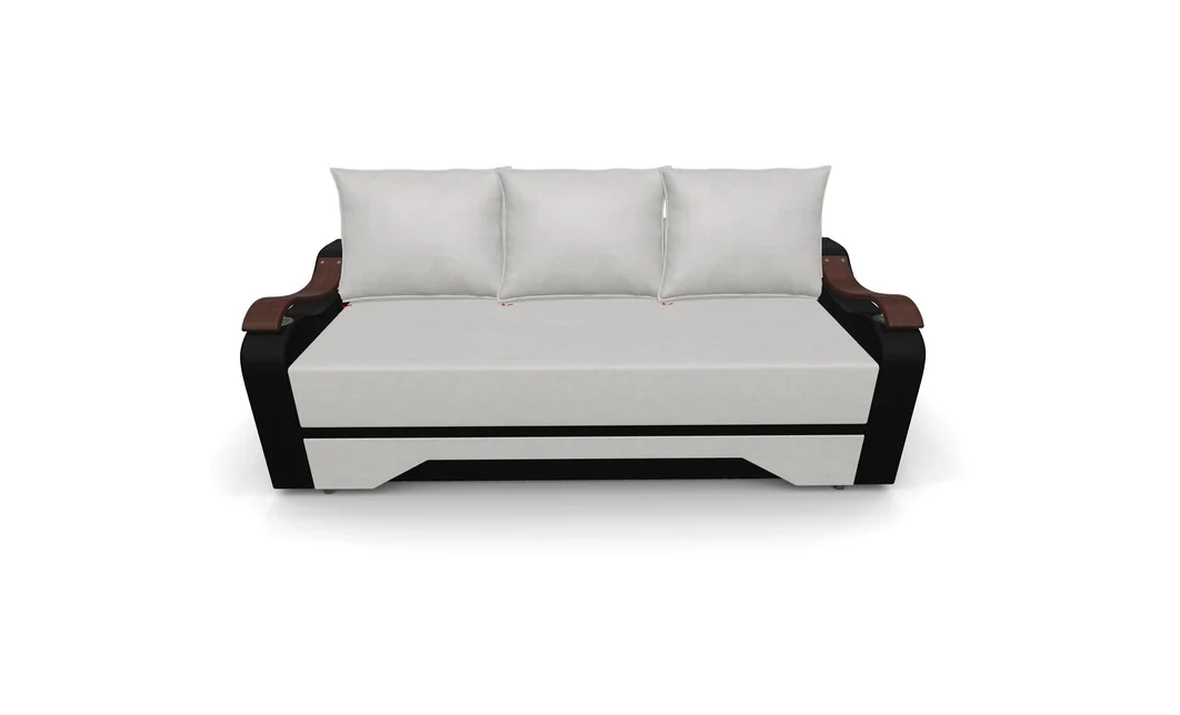 Canapea Extensibila Sally Mini, Bej deschis/Negru 6