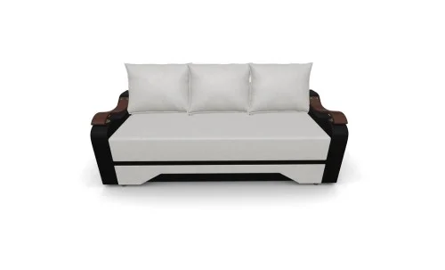 Canapea Extensibila Sally Mini, Bej deschis/Negru