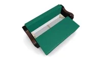 Canapea Extensibila Sally Mini, Verde/Negru 8