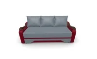 Canapea Extensibila Sally Mini, Gri albastrui/Rosu 6