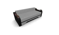 Canapea Extensibila Sally Mini, Gri/Negru 6