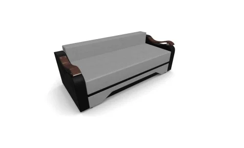Canapea Extensibila Sally Mini, Gri/Negru