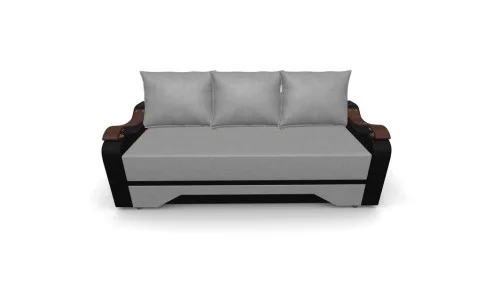 Canapea Extensibila Sally Mini, Gri/Negru