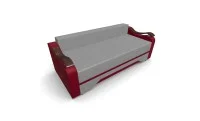 Canapea Extensibila Sally Mini, Gri/Rosu 5