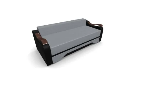 Canapea Extensibila Sally Mini, Gri/Negru