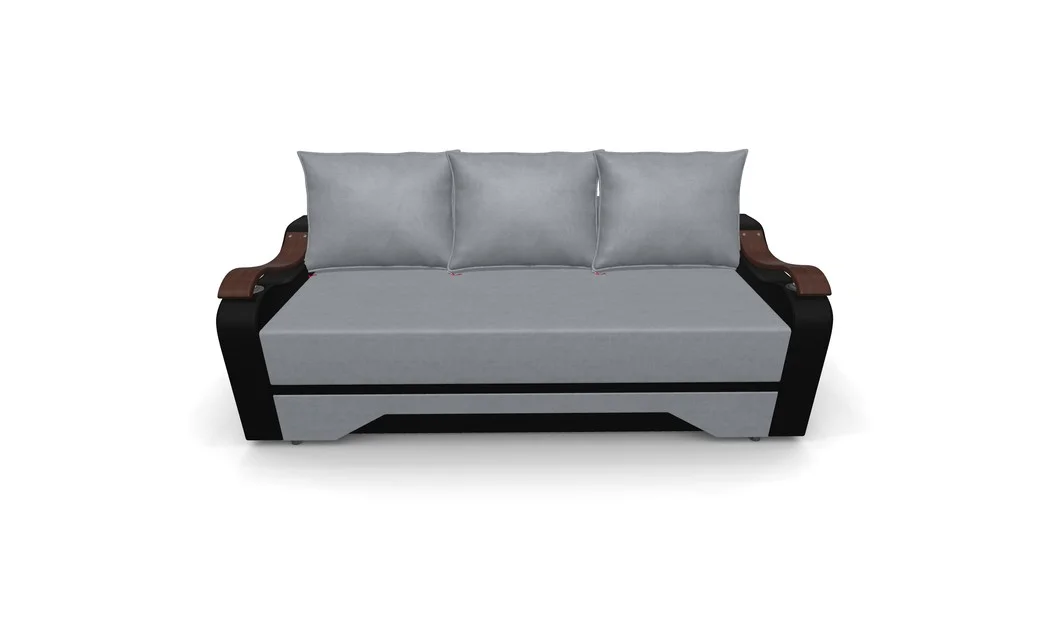Canapea Extensibila Sally Mini, Gri/Negru 7