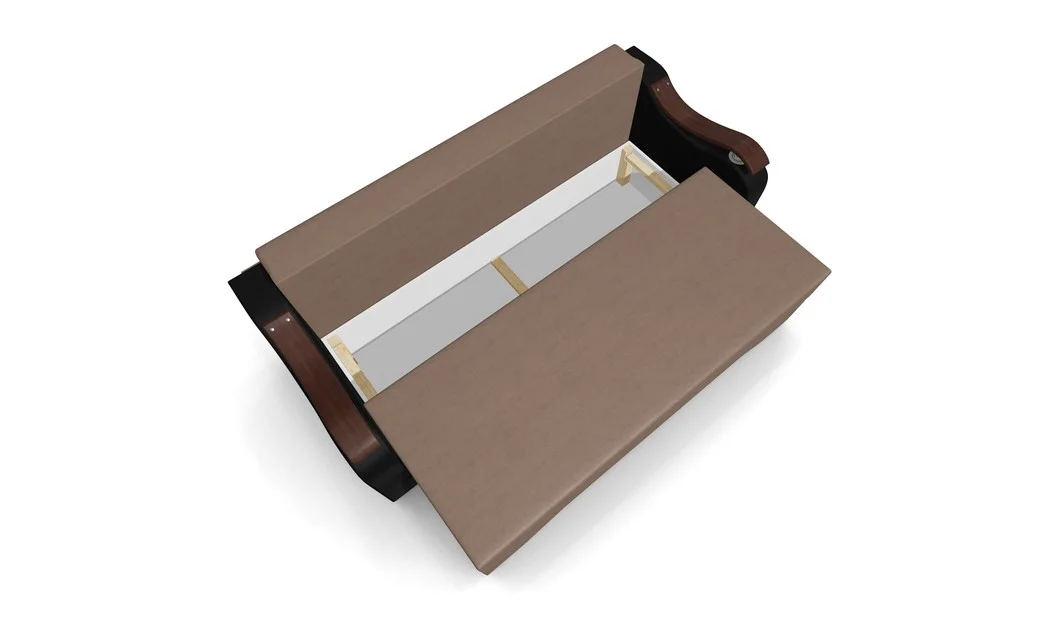 Canapea Extensibila Sally Mini, Maro/Negru 5