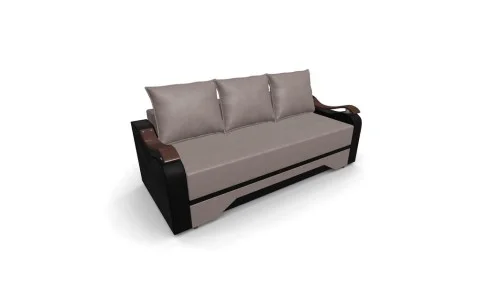 Canapea Extensibila Sally Mini, Maro deshis/Negru