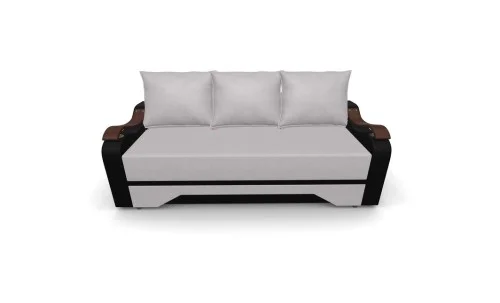 Canapea Extensibila Sally Mini, Crem/Negru