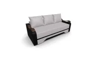 Canapea Extensibila Sally Mini, Crem/Negru 7