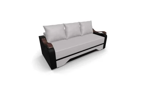 Canapea Extensibila Sally Mini, Crem/Negru