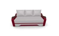 Canapea Extensibila Sally Mini, Crem/Rosu 5
