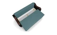 Canapea Extensibila Sally Mini, Albastru marin/Negru 6