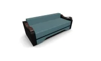 Canapea Extensibila Sally Mini, Albastru marin/Negru 5