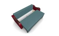 Canapea Extensibila Sally Mini, Albastru marin/Rosu 8