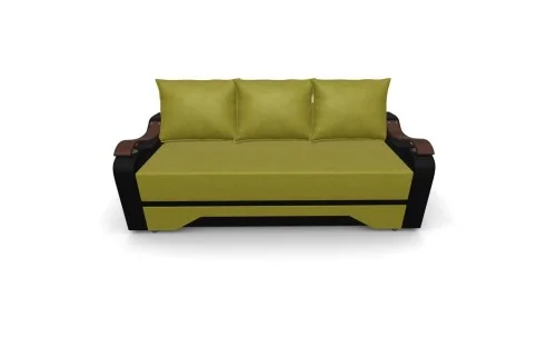 Canapea Extensibila Sally Mini, Verde masliniu/Negru
