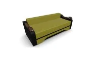 Canapea Extensibila Sally Mini, Verde masliniu/Negru 8