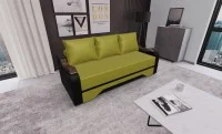 Canapea Extensibila Sally Mini, Verde masliniu/Negru 2
