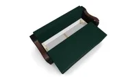Canapea Extensibila Sally Mini, Verde/Negru 5