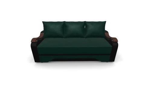 Canapea Extensibila Sally Mini, Verde/Negru