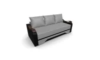 Canapea Extensibila Sally Mini, Gri deschis/Negru 6