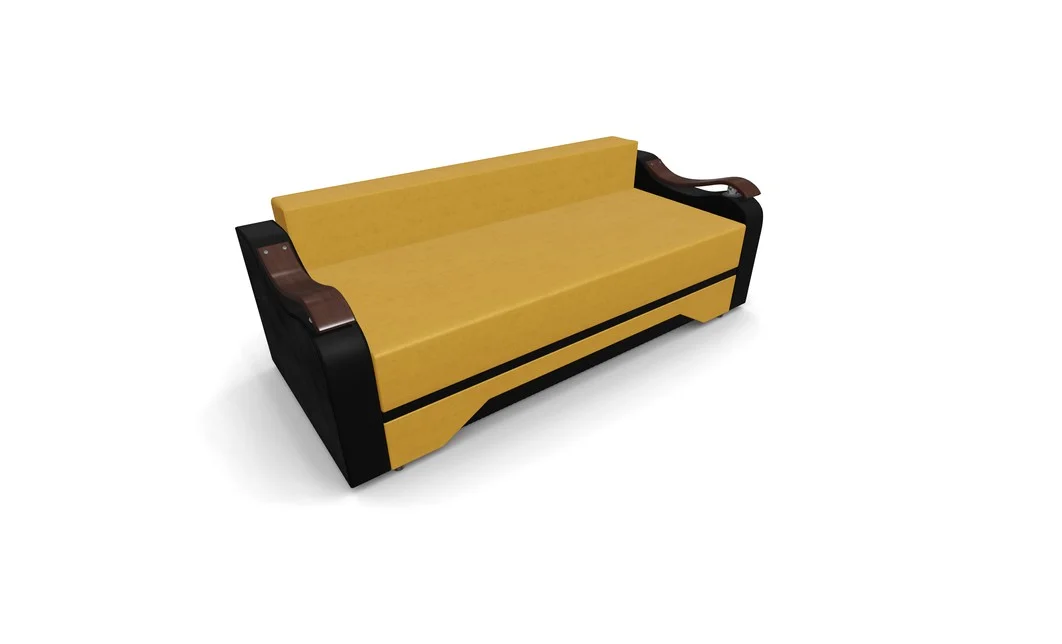 Canapea Extensibila Sally Mini, Galben/Negru 6