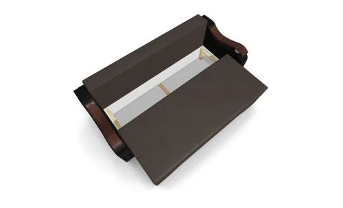 Canapea Extensibila Sally Mini, Maro/Negru