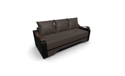Canapea Extensibila Sally Mini, Maro/Negru