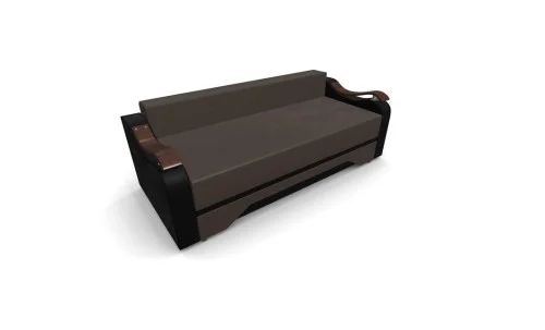 Canapea Extensibila Sally Mini, Maro/Negru