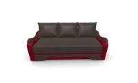Canapea Extensibila Sally Mini, Maro/Rosu 7
