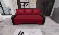 Canapea Extensibila Sally Mini, Rosu/Negru