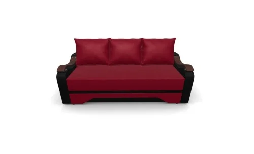 Canapea Extensibila Sally Mini, Rosu/Negru