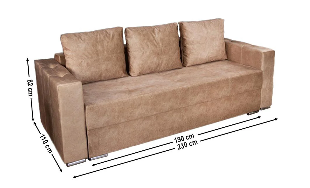 Canapea Extensibilă Vegas Bonell Max, Bej 2