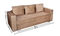 Canapea Extensibilă Vegas Bonell Max, Bej 2