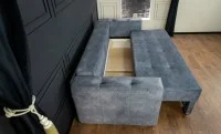 Canapea Extensibilă Vegas Bonell Mini, Gri albastrui 8