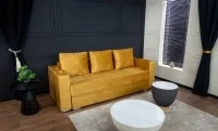 Canapea Extensibilă Vegas Bonell Mini, Mustar