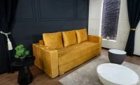 Canapea Extensibilă Vegas Bonell Mini, Mustar 2