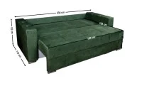 Canapea Extensibilă Vegas Bonell Max, Verde 5