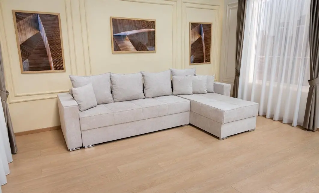 Colțar Extensibil Claudia XXL Bonell Bej Deschis - Aragon 3 