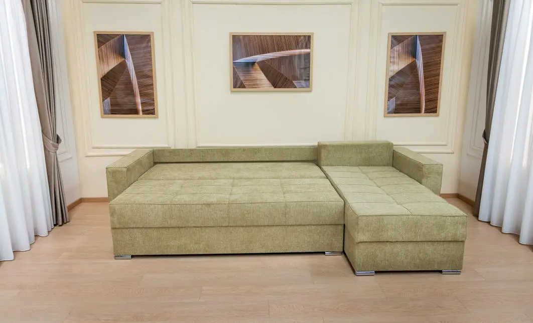 Colțar Extensibil Claudia Mare XXL Bonell Verde Olive - Aragon 35, Interschimbabil