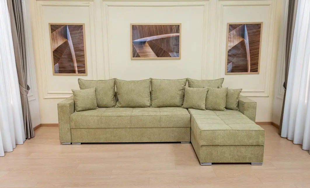 Colțar Extensibil Claudia Mare XXL Bonell Verde Olive - Aragon 35, Interschimbabil 5